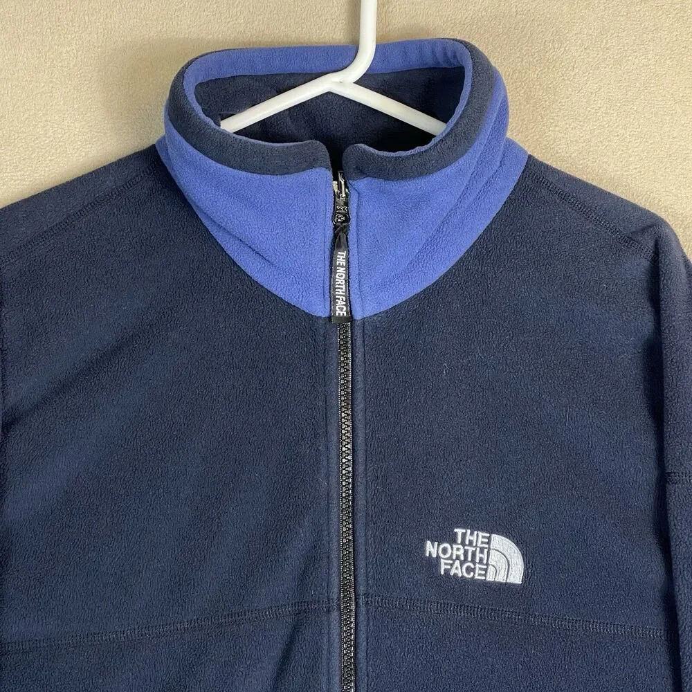 The North Face Jacket Adult XXL Blue Jammer Heavy Fleece Sweater Sweatshirt Mens